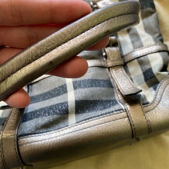 Authentic Burberry Nova Check Sparkle Tote purse - Picture 3 of 12